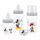 Nuk – Babyflasche – perfekt passend zu Disney Mickey Mouse 150 ml 260 ml – Babynahrung – Sauger – BPA-frei – Anti-Kolik – Temperaturanzeige – Fütterung – Flasche – Trinkflasche