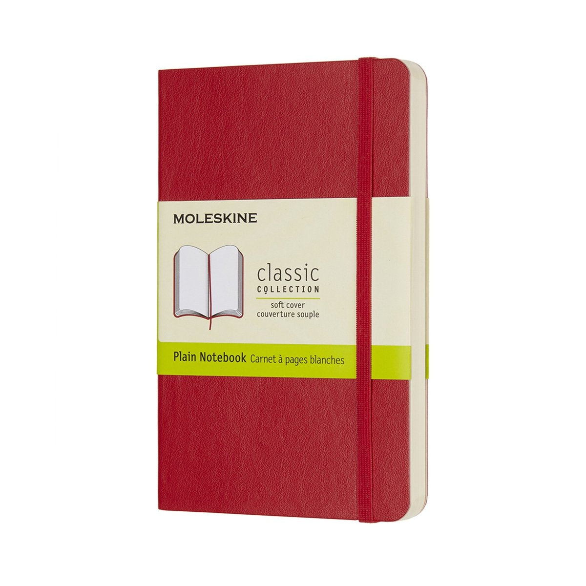 Moleskine klassisches Notizbuch – Tasche – Softcover – leer – rot