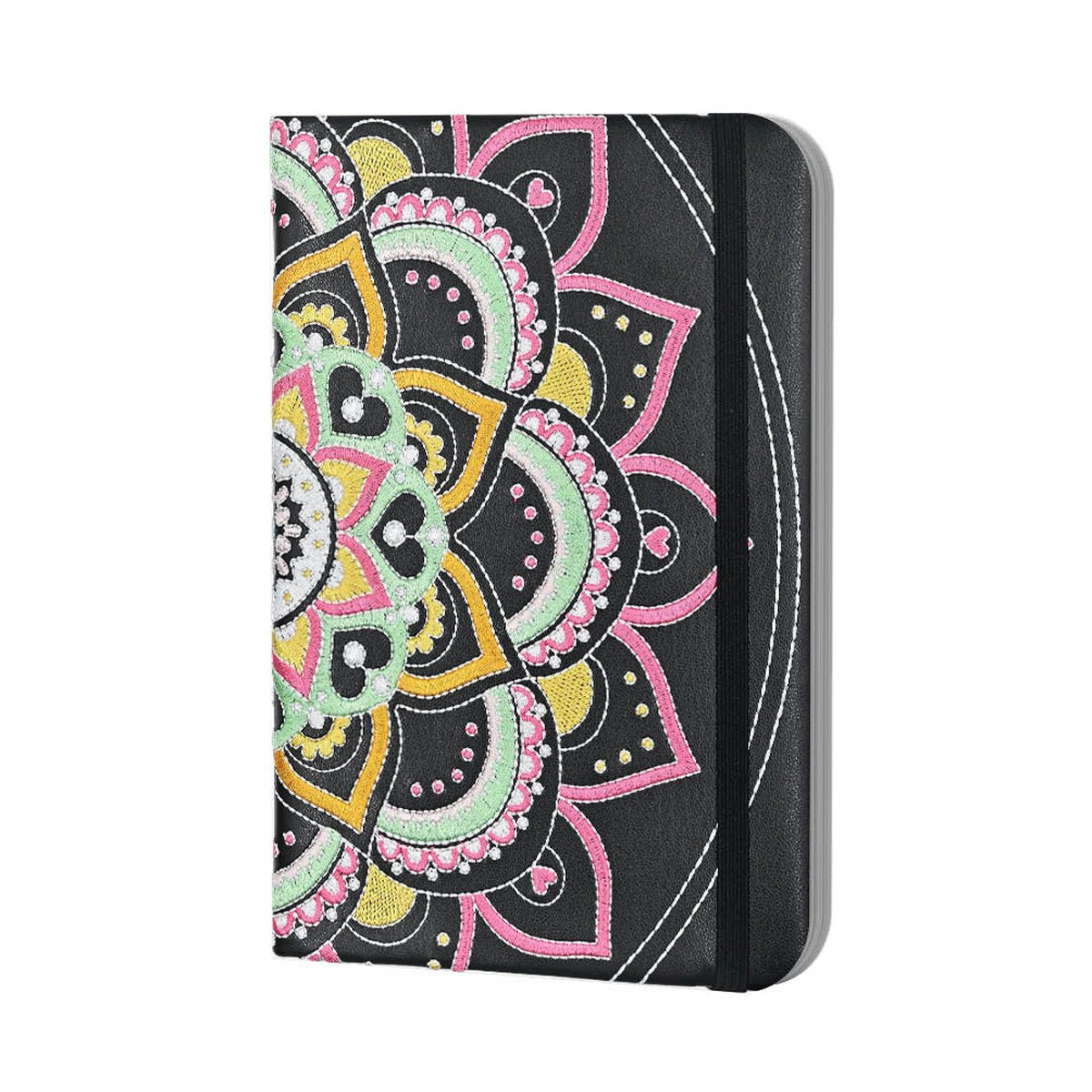Peter Pauper, kompaktes Notizbuch mit handwerklicher Mandala-Stickerei