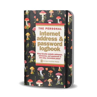 Peter Pauper Logbuch Internetadresse Passwort Pilze