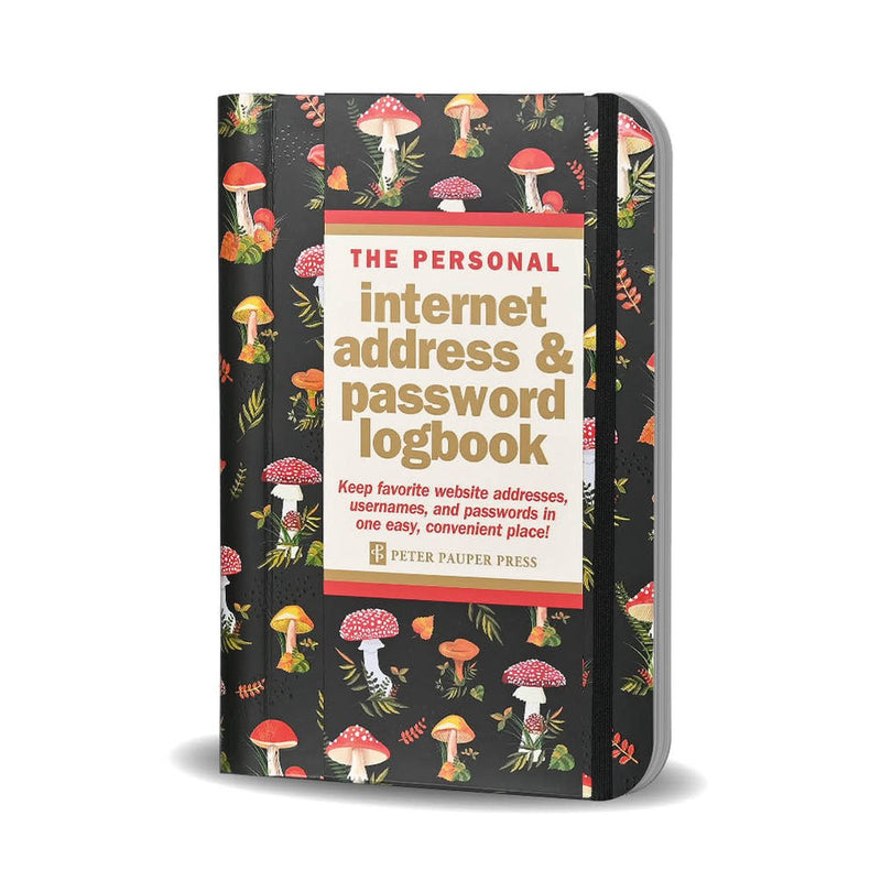 Peter Pauper Logbuch Internetadresse Passwort Pilze