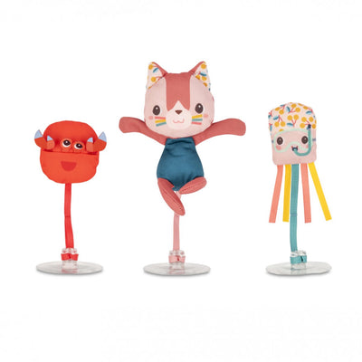 Lilliputiens - 3 Badebälle - Jeanne die Katze und ihre Badefreunde - mit Saugnapf