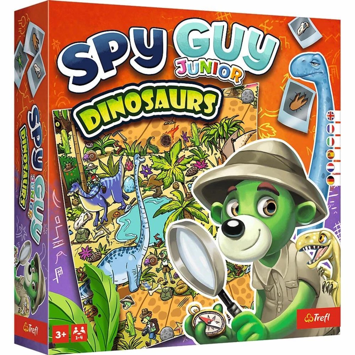 Trefl Lernspiel – Spy Guy Junior Dinosaurier – Kinderspiel.