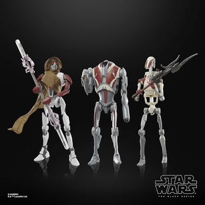Hasbro Star Wars Jedi: Survivor Black Series Actionfigur 3er-Pack Magna Guard, Super Battle Droid Battle Droid Actionfigur
