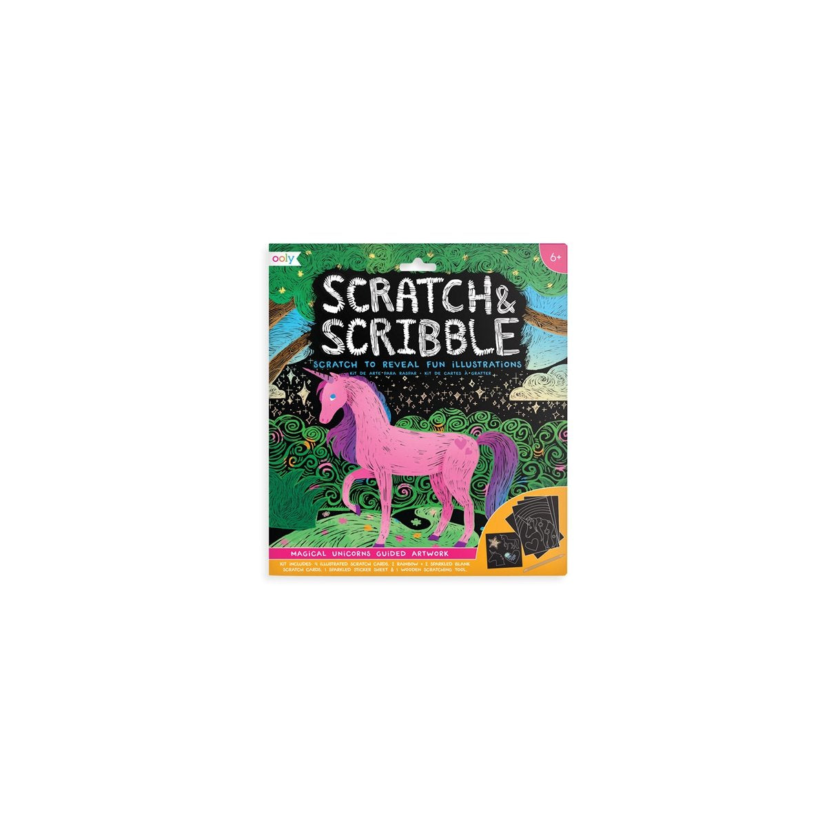 Ooly – Scratch Scribble – magische Einhörner