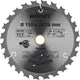 Wolfcraft - Kreissägeblatt 150 mm - 24 Zähne - 20 16 mm Bohrung - für Kreissäge - 6342000