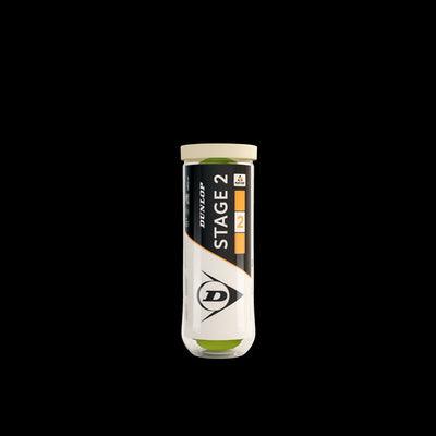 Dunlop d TB Stage 2 Orange Tennisbälle mit 3 Kappen – Gelb