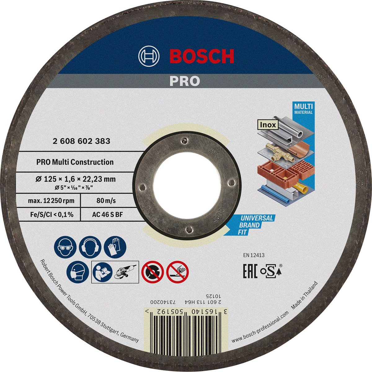 Bosch Schneidscheibe Multi -Konstruktion 125 mm