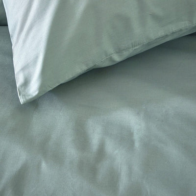 Bettbezug „Cinderella Weekend“ – Doppelbett – Baumwolle – Einzelbetten – 240 x 200 x 220 cm – Mineralgrün + 2 Kissenbezüge 60 x 70