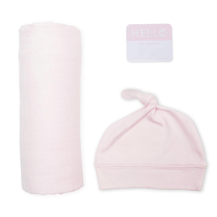 Lulujo Hallo Welt – Wickelmütze – Rosa