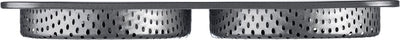 Westmark Burgerbrötchen-Backform, für 4 Burgerbrötchen, je ø 12 cm, Stahl, antihaftbeschichtet, groß, anthrazit, 32702260