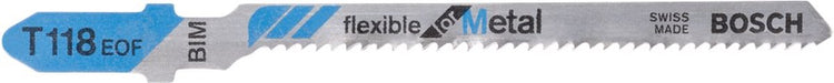 Bosch Zubehör Stichsägeblatt T 118 Eof flexibel für Metall 5 Stück – 2608634237