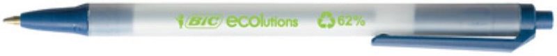 Bic Clic Stic Ecolutions – Blau – 1 Stück – mittlere Spitze 1 mm