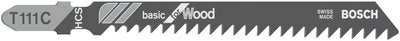 Bosch - Stichsägeblatt T 111 C Basic für Holz - 100 Stück