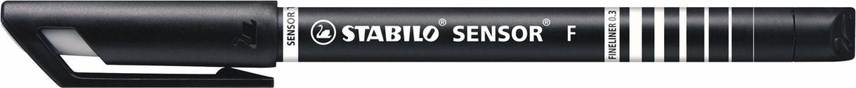 Abi Fineliner SLO Sensor 189 fein 0,3 schwarze Federspitze auf Wasserbasis