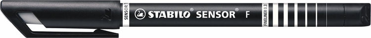 Abi Fineliner SLO Sensor 189 fein 0,3 schwarze Federspitze auf Wasserbasis