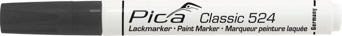 Pica 524 46 Classic Industry Paint Lackmarker – Schwarz – 2–4 mm rund