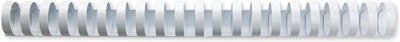Binderücken GBC PVC 19 mm weiß