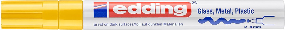 Edding -750 Glanzlackmarker Gelb 1 Stück 2-4 Millimeter 4-750-9-005
