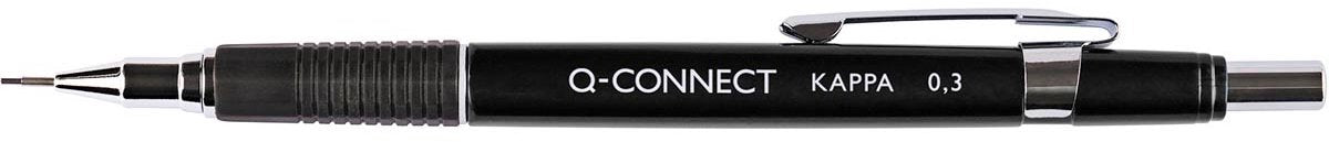 Q-Connect Druckbleistift Kappa 0,3 mm schwarz 12 Stück