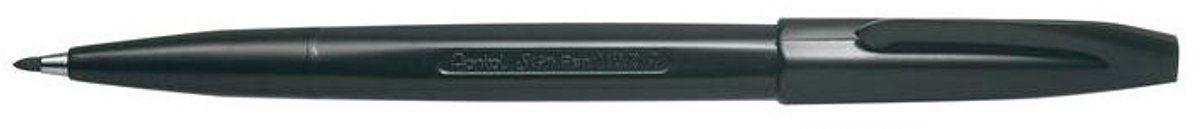 Pentel Fineliner Signpen S520 M schwarz | 12 Stück