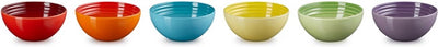 Le Creuset Set Regenbogen-Snackschalen aus Steingut | 6 Stück