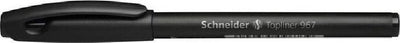 Schneider Schreibgeräte Schneider Fineliner – Topliner 967 – 0,4 mm – Schwarz – Box mit 10 Stück – S-9671