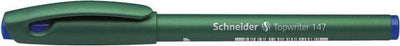 Schneider Schreibgeräte Fineliner Schneider Topwriter 147 0,6 mm blau Box mit 10 Stück