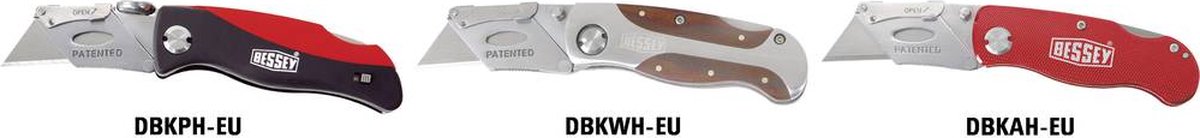 Bessey Dbkah-eu Klingen-Klappmesser mit Aluminiumgriff dbkah-eu 1 Stück(e)