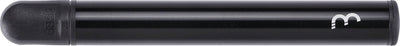 BBB Cycling Singleshot Mini-Fahrradpumpe – Hochdruck: 8 bar – 116 psi – kompakte Handpumpe Rennrad 16 cm – für Presta-Ventile – BMP-101