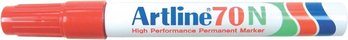 Artline 70 ordentlich – Permanentmarker – 1 Stück – 1,5 mm Strichstärke – rot
