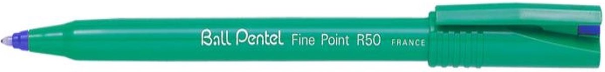 Pentel Tintenroller R50 Mittelblau | 12 Stück