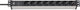 Brennerstuhl Alu-Line 19 Überspannungsschutz 19.500 A 8-fach 2m H05VV-F3G1,5