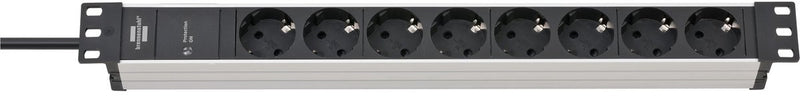 Brennerstuhl Alu-Line 19 Überspannungsschutz 19.500 A 8-fach 2m H05VV-F3G1,5