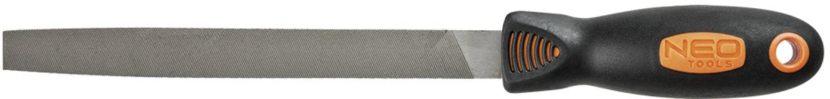 Neo - Feile für Metall - flach - 200 mm - ergonomischer Griff