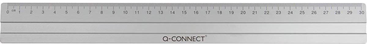 Q-Connect Messlatte, Aluminium, 30 cm