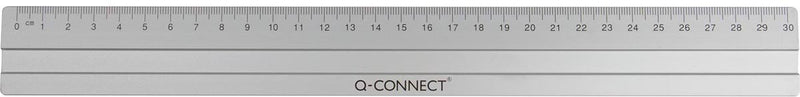 Q-Connect Messlatte, Aluminium, 30 cm