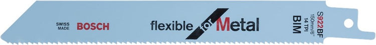 Bosch - Säbelsägeblatt S 922 BF flexibel für Metall - 25 Stück