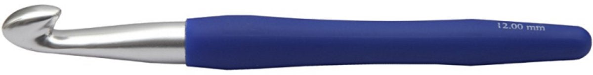 Creativ Company Häkelnadeln, Größe 12, L: 16 cm, Größe 12 mm, blau, 1 Stück