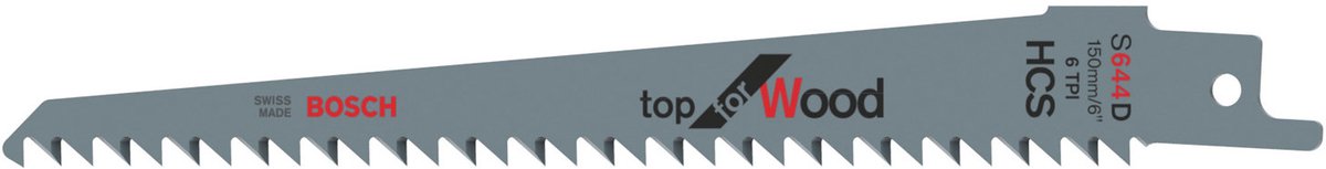 Bosch Säbelsägeblatt S 644 D Top für Holz – 2 Stück