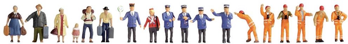Noch 16122 h0 Figuren auf dem Bahnhof bemalt, stehend