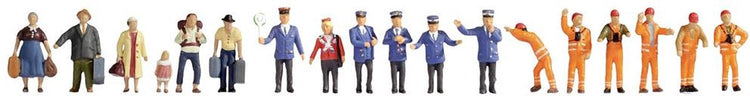 Noch 16122 h0 Figuren auf dem Bahnhof bemalt, stehend