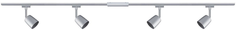Paulmann Urail Rail Spot Cover Starterset GU10 max. 4x10W dimmbar 230V Chrom matt, Chrom