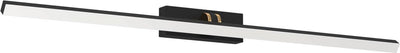 Eglo Verdello Spiegelleuchte - LED - 60 cm - Schwarz Messing Weiß