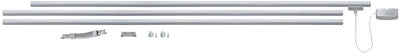 Paulmann Urail Basisset - 230V - Chrom matt - 3x1 m Schiene + Anschlüsse + Netzteil