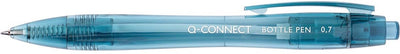 Q-Connect Kugelschreiber-Recyclingkappe, 0,7 mm, mittlere Spitze, blau