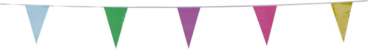 Party Casa Fahnenschnur – 8 Meter – Partydekoration für Geburtstag und Party – Luftschlangen für drinnen und draußen – mehrfarbig