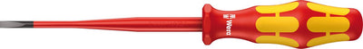 Wera 160 ist der isolierte Sägezahn-Schraubendreher, Klinge mit reduziertem Durchmesser, 0,6 x 3,5 x 100 mm – 1 Stück – 05006440001