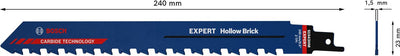 Bosch 2608900414 Expert Säbelsägeblatt S1543HM Hohlziegel