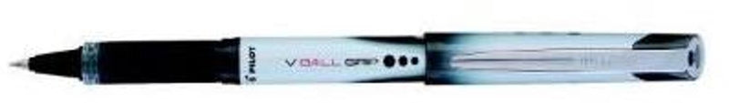 Pilot Tintenroller V-Ballgriff fein schwarz | 12 Stück